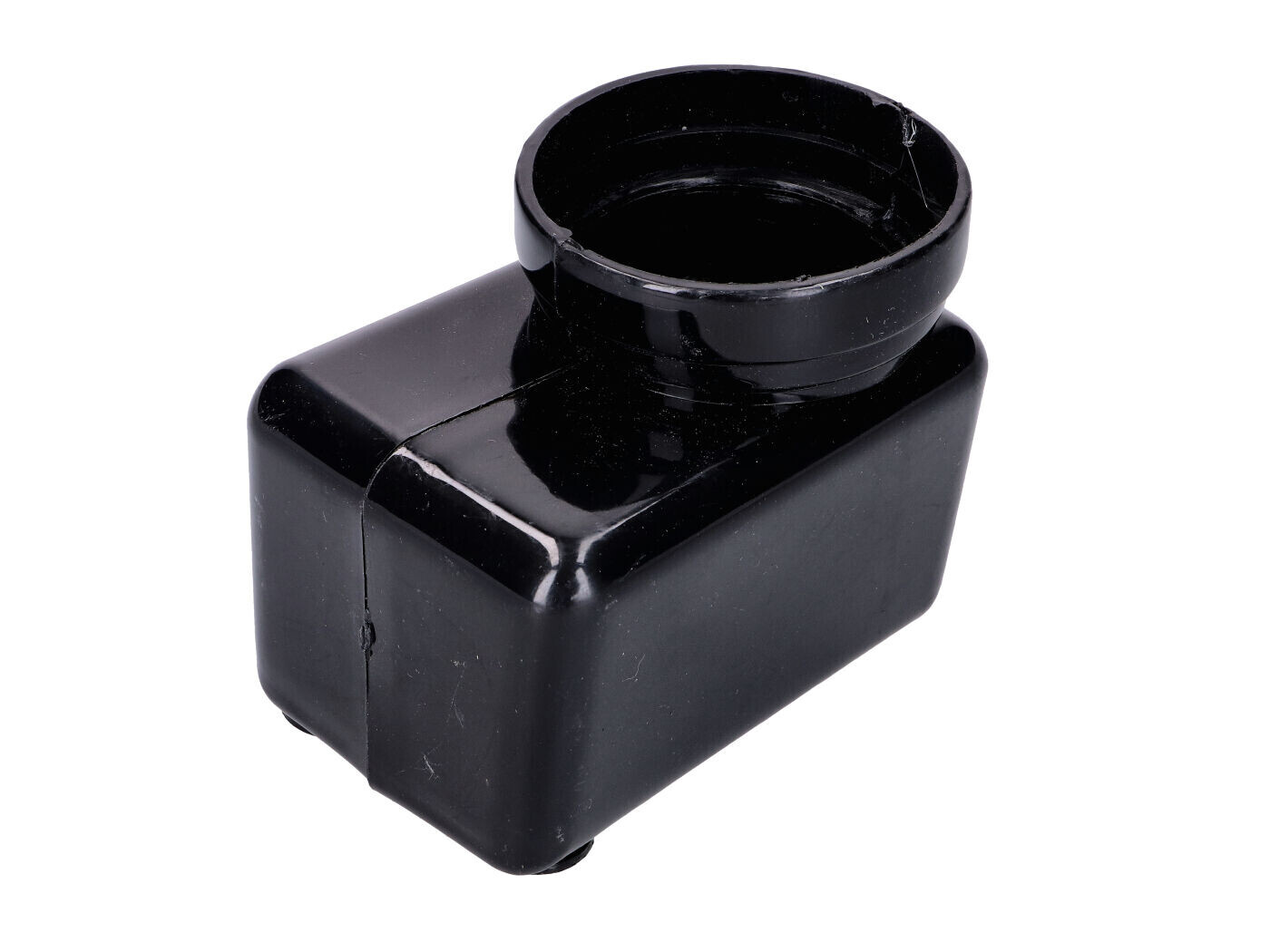 NTS Parts Plastový tlumič výfuku 55 mm černý pro moped, moped, mokick