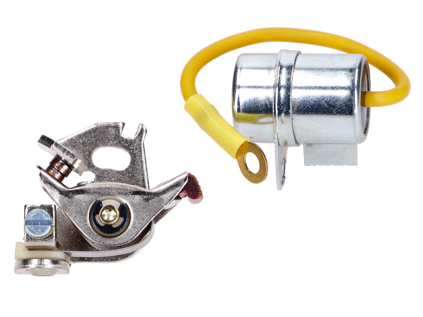 Diverse / Import Zapalovací kontakt se sadou kondenzátoru pro Piaggio Ciao, Si, Bravo