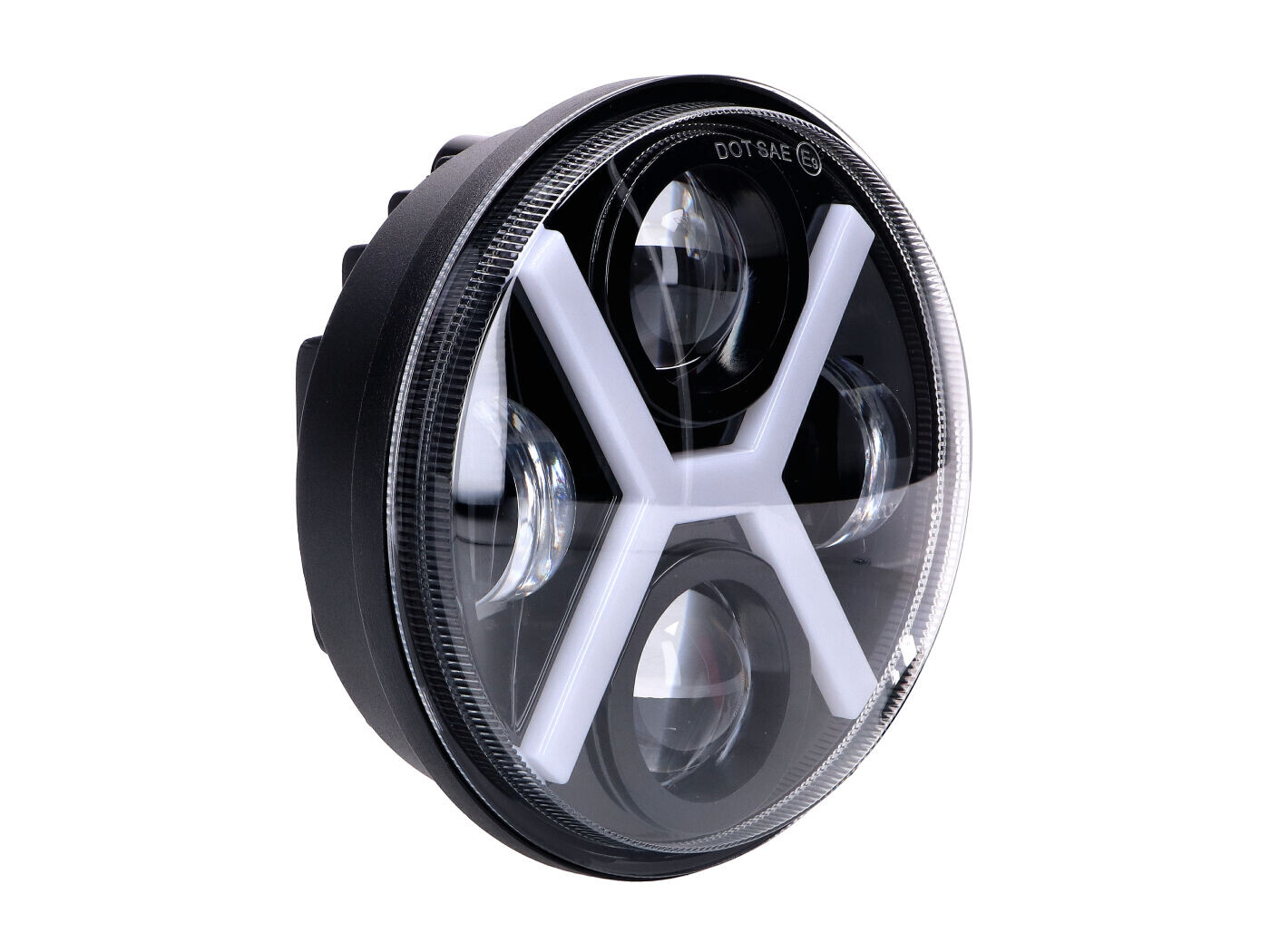 Diverse / Import Přední LED světlomet Custom D=146 mm 5,75