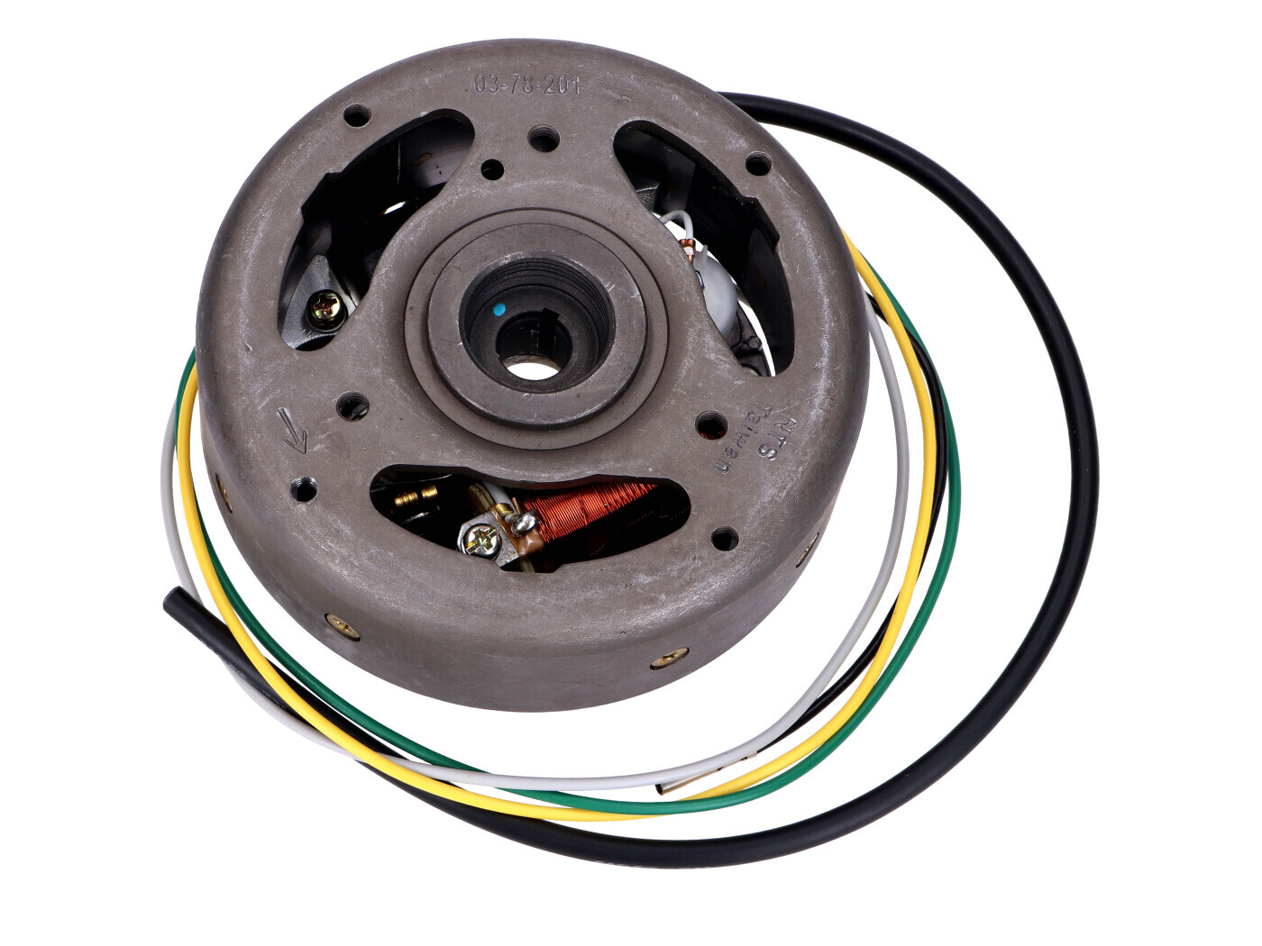 NTS Parts Zapalovací armatura kompletní 6V-23W s cívkou brzdového světla pro Hercules, KTM, Kreidler, Puch