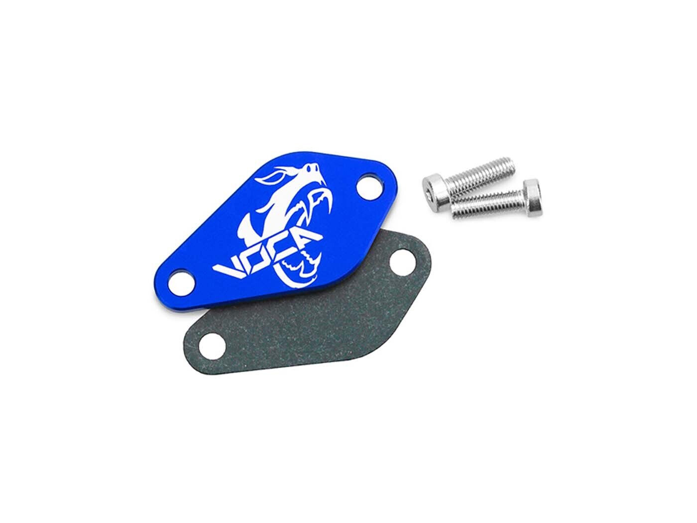 Voca Racing Kryt olejového čerpadla VOCA Style modrý pro Minarelli AM6, Derbi EBE, EBS, D50B