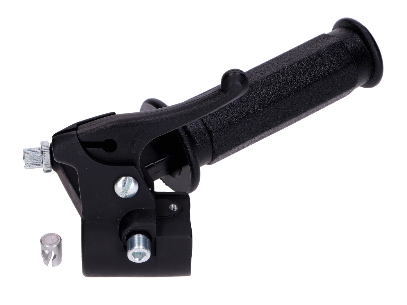 Brzdová páčka Domino s držákem, černá, pro Piaggio, Vespa Ciao, Bravo, Si do 1988