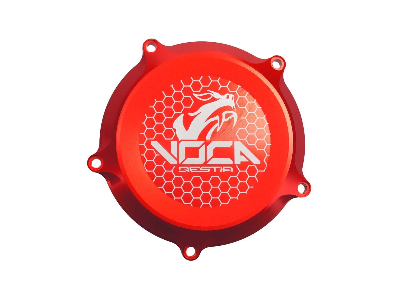 Voca Racing Kryt krytu spojky Voca CNC červený pro Minarelli AM6