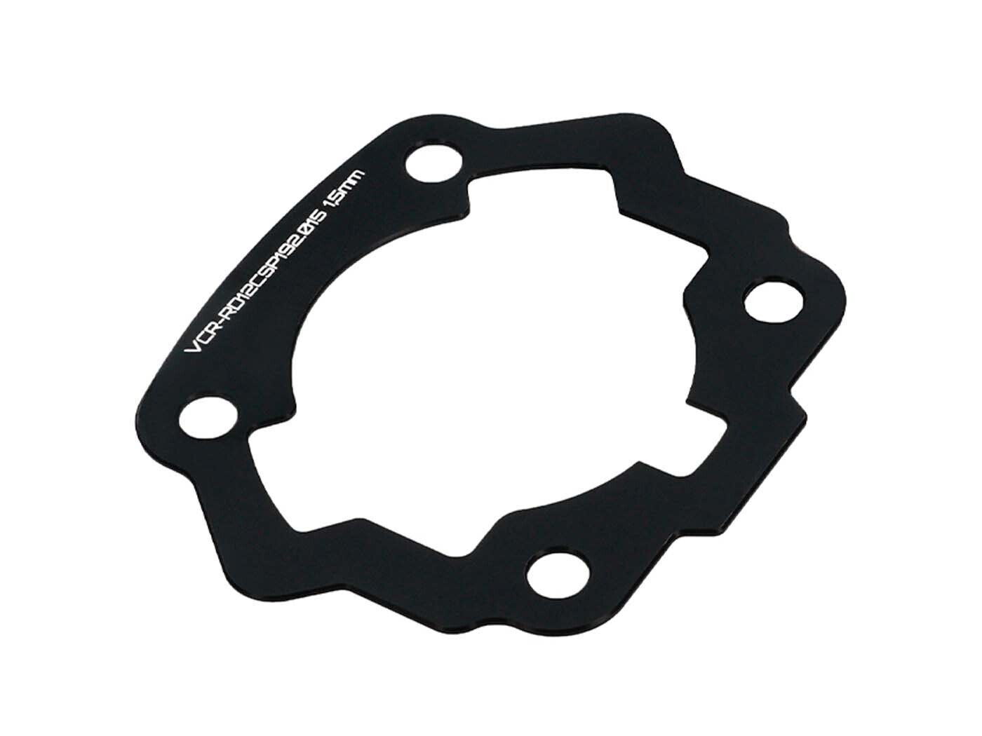 Voca Racing Podložka / distanční deska pod válec Voca CNC 50 ccm 1,5 mm pro Derbi Euro2