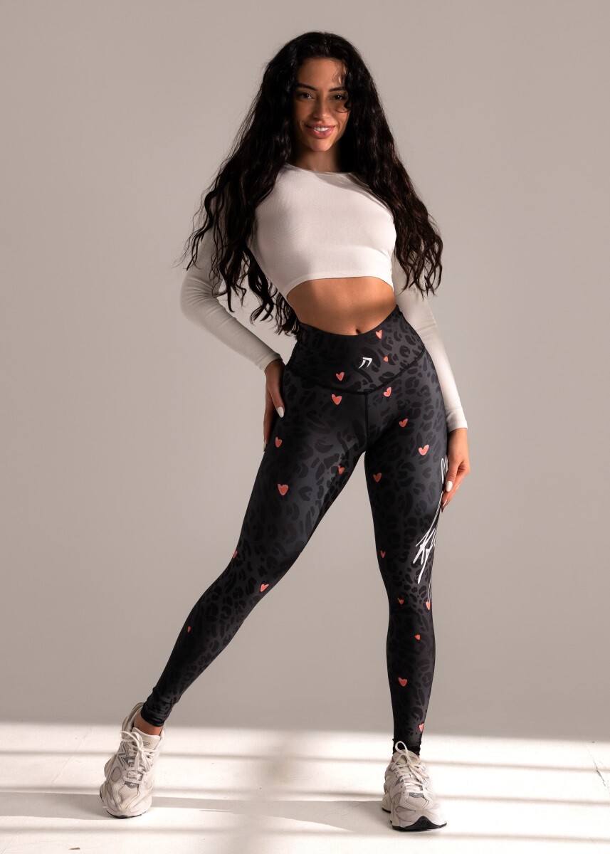 Dámské legíny kfit® panther černá s