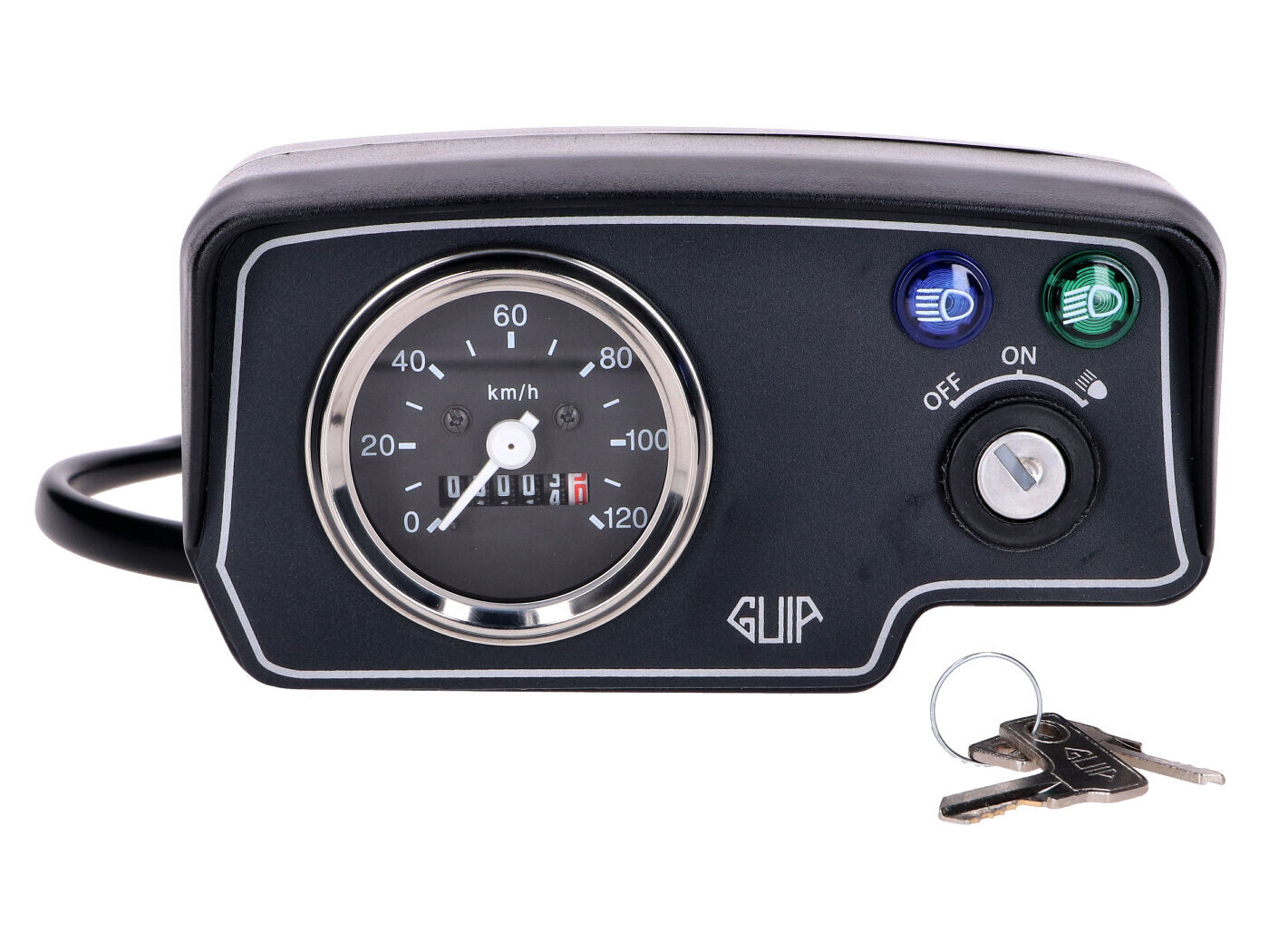 OEM Standard Přístrojovka včetně tachometru a spínací skříňky pro Puch Maxi