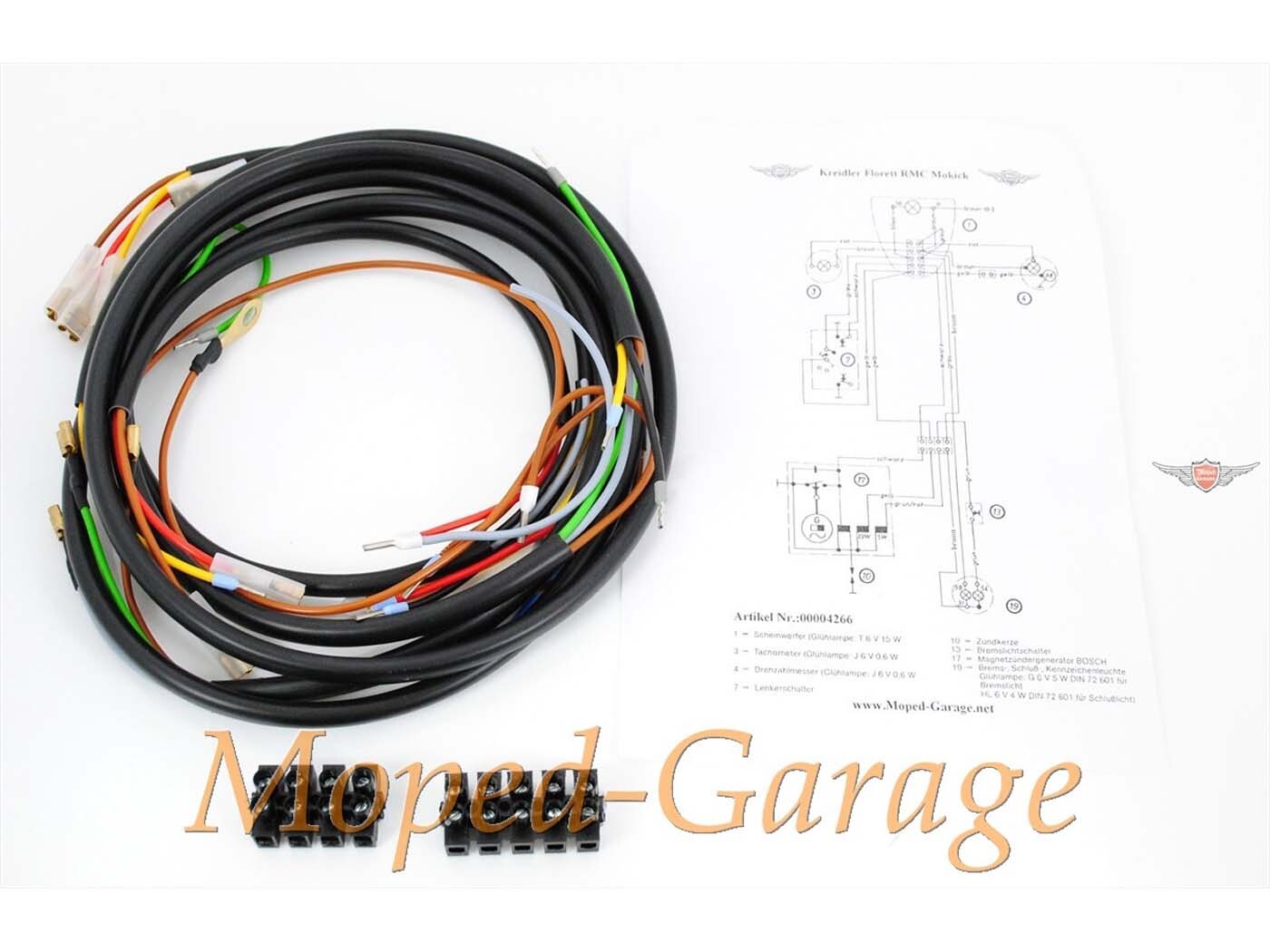MOGA Kabelový svazek pro Moped Kreidler Florett RMC