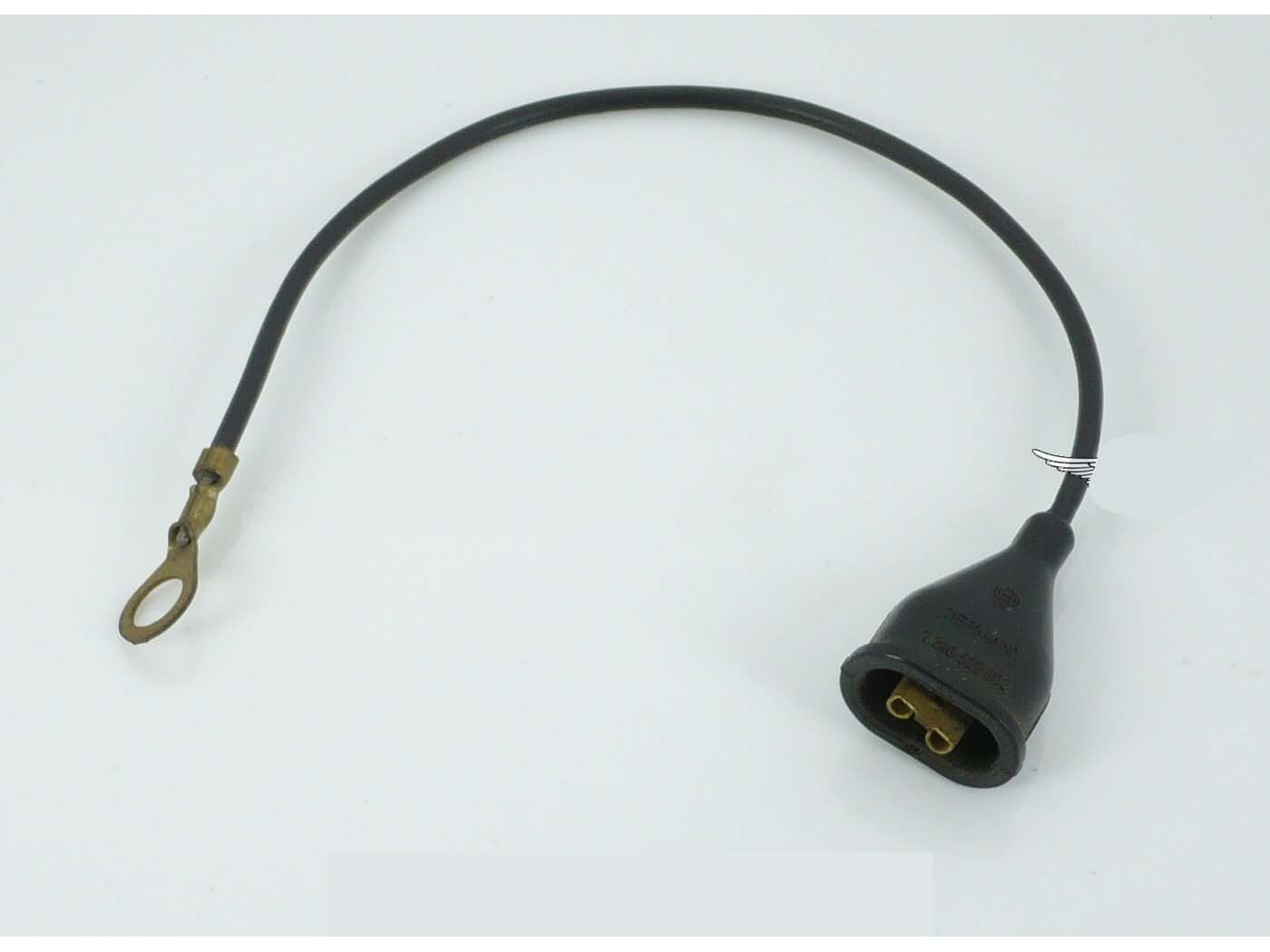 Diverse / Import Uzemňovací kabel černý 30 cm pro Kreidler, Florett, Eiertank, LF, LH, Mokick