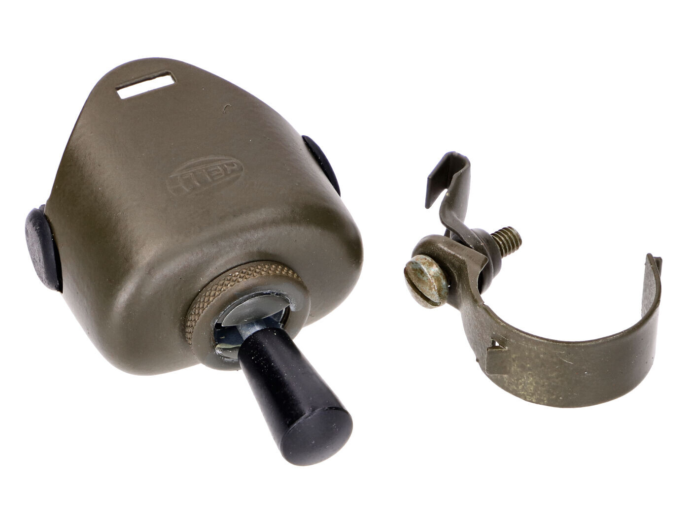 Páčkový přepínač HELLA olivově zelený pro Maico M250/B, Zündapp, Kreidler, Hercules, Puch, KTM, Rixe