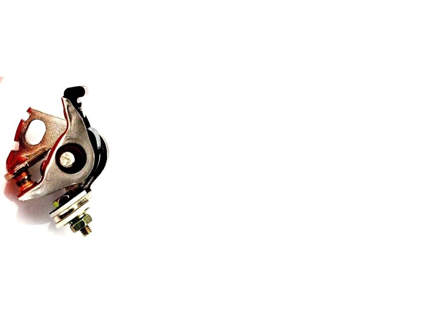 Zapalovací kontakt Goebel kovový s čepem pro Zündapp Bergsteiger M 25, 50, R 50 Skútr, Automatic Moped, ZA, ZB, ZD 10, 20, TS, ZR CS, CX, Hai, GTS, C, Kreidler Florett, Flory, MF, MP, Hercules MX 1, Prima, M, Puch Maxi, Monza X, DKW, Rixe, Bauer,…