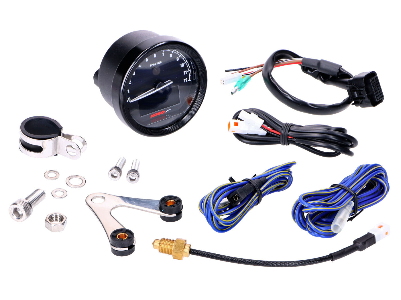 Tachometr Koso D60 TNT-05 -12000 RPM univerzální