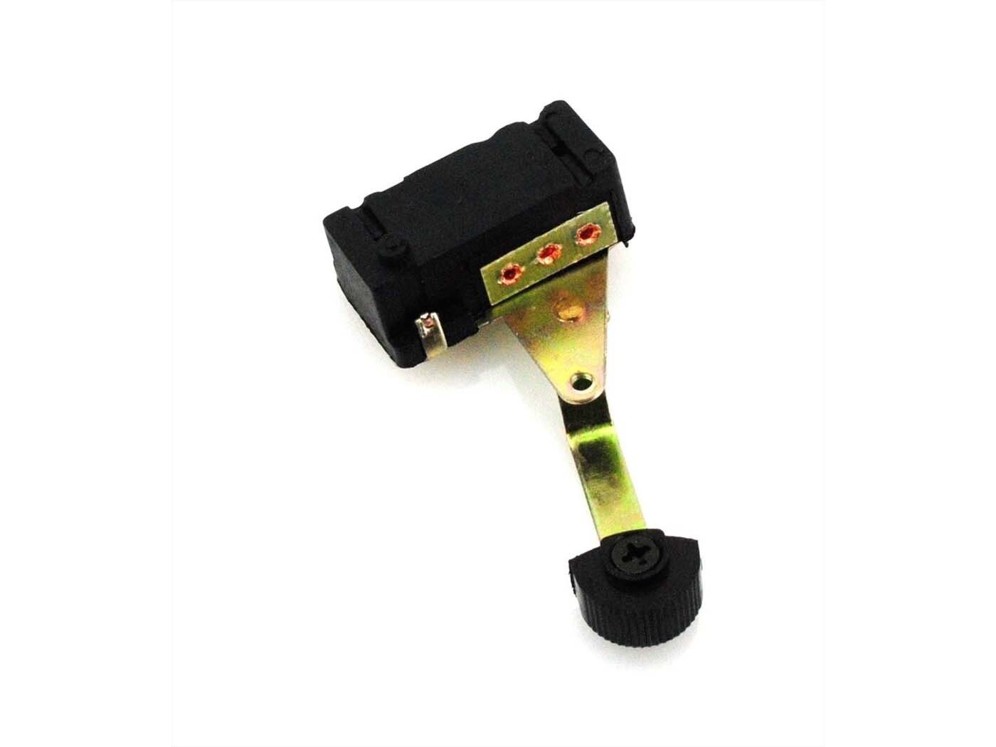OEM Standard Přepínač směrových světel, černý, kov/plast, pro Simson S51, S70, S53, S83, SR50, SR80, MZ ETZ125, ETZ150, ETZ250, ETZ251