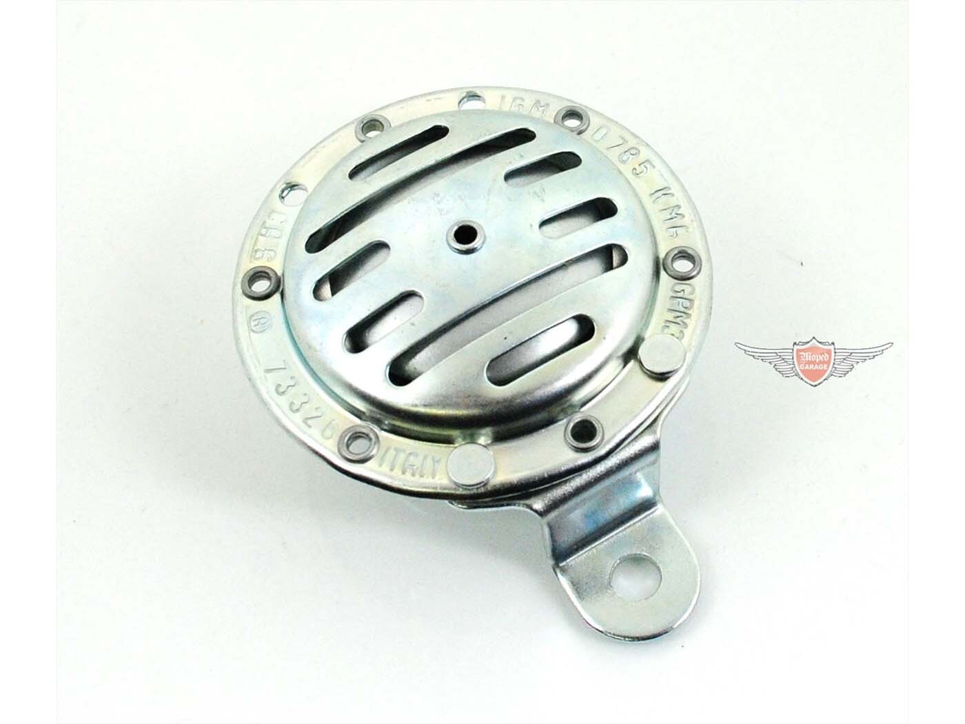 Diverse / Import Houkačka 18 Watt 6 Volt 75 mm 7,5 mm plochý konektor 6,3 mm pro Kreidler Florett Eiertank RS, LF, RM, TM, LH, Zündapp KS, GTS, Sport Combinette, Hercules K 50, Puch, DKW, KTM, Rixe