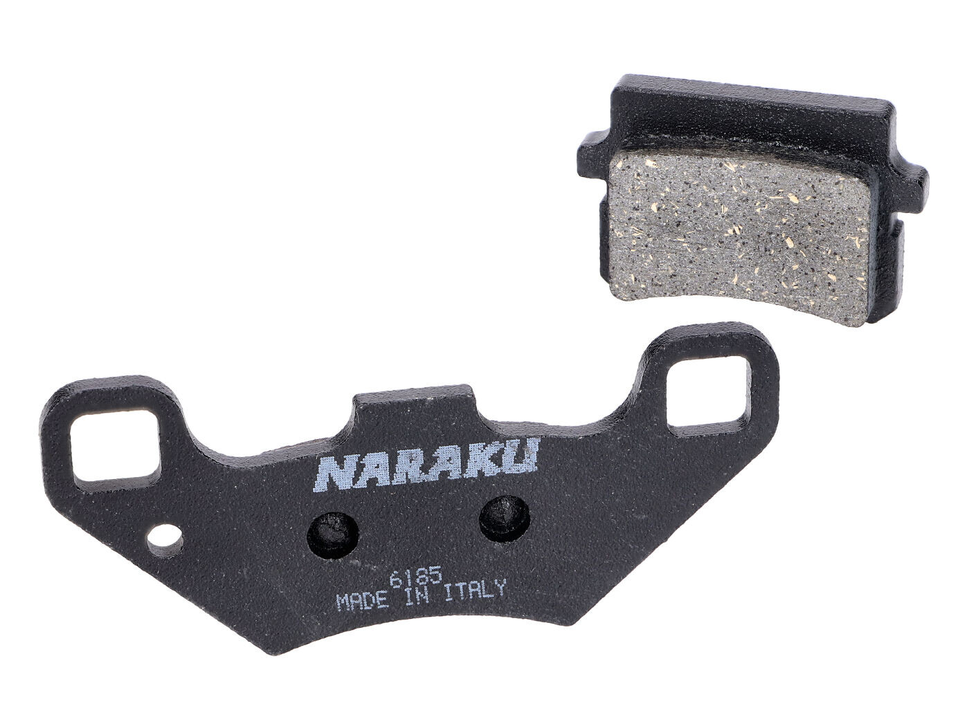 Naraku Brzdové destičky organické pro Peugeot XR7/ XP7 50 2T, Motorhispania 10 SM/ Enduro 50 2T, Gun R 50 2T/ 125 4T, TGB Blade 425/ 500/ 600/ 1000