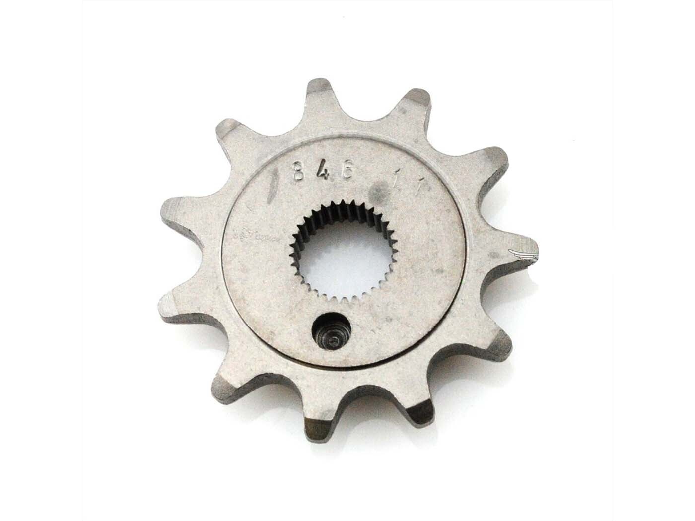 Pastorek Esjot ocelový 11 zubů 12 mm pro Zündapp ZD 20 typ 446, 25 50 ZS 460, ZX ZL Hai Enduro 448