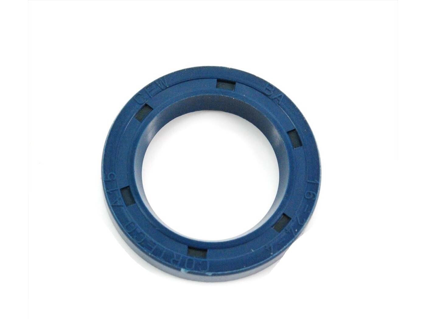 Diverse / Import Modrý gumový simering 16x24x4 mm pro Hercules Prima M, KTM, DKW, Rixe, KTM