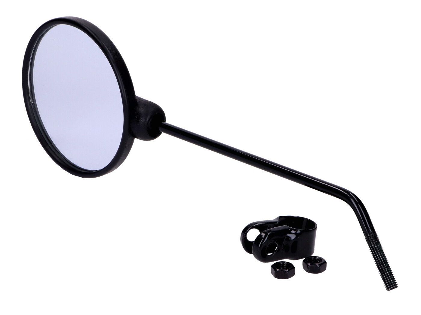 Vparts Zrcátko levé/pravé M8x1,25 D=108 mm kulaté černé