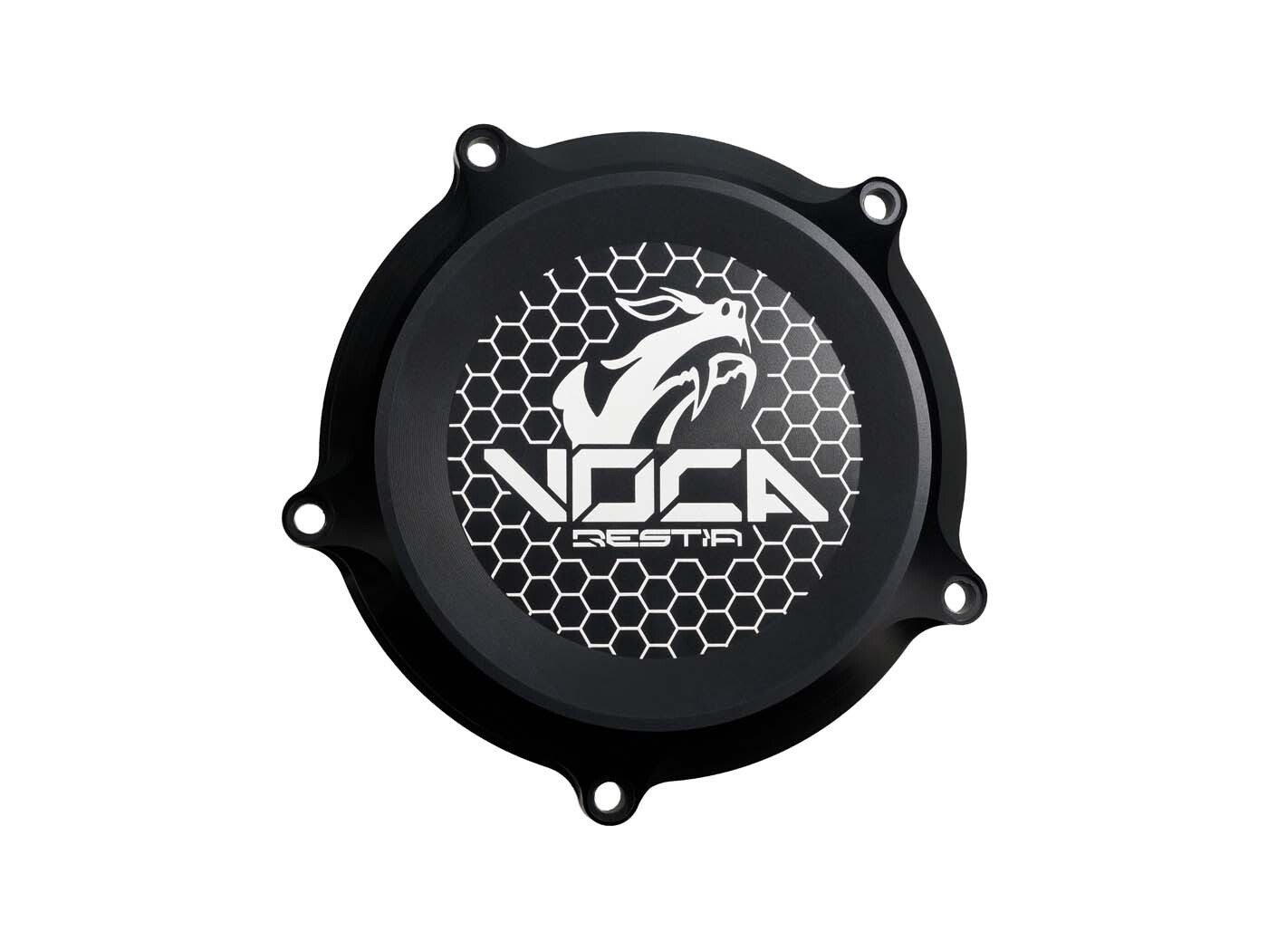 Voca Racing Kryt víka spojky Voca CNC černý pro Minarelli AM6