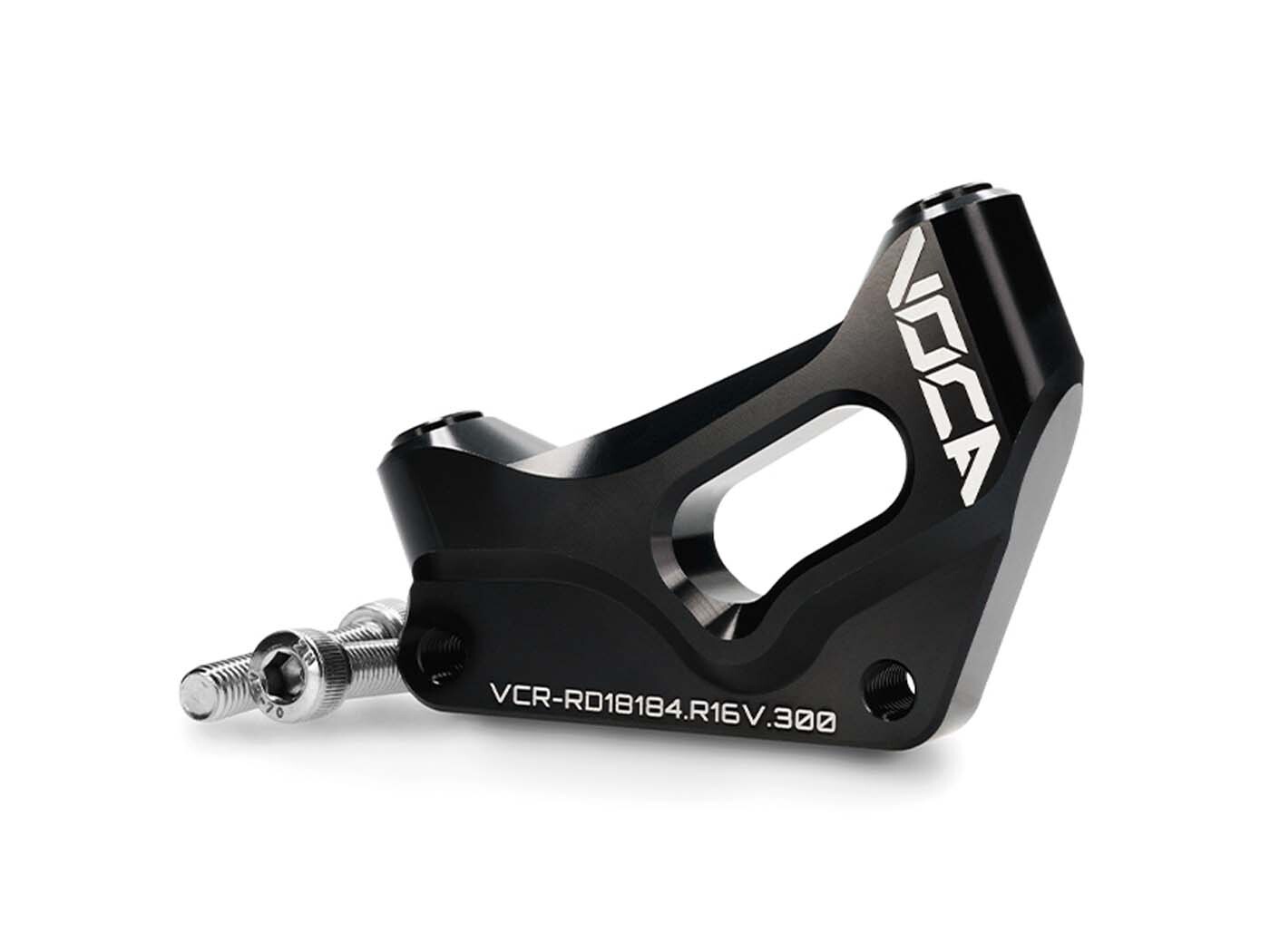 Voca Racing Adaptér brzdového třmenu Voca pro 300 mm brzdový kotouč, černý, pro Sherco 50