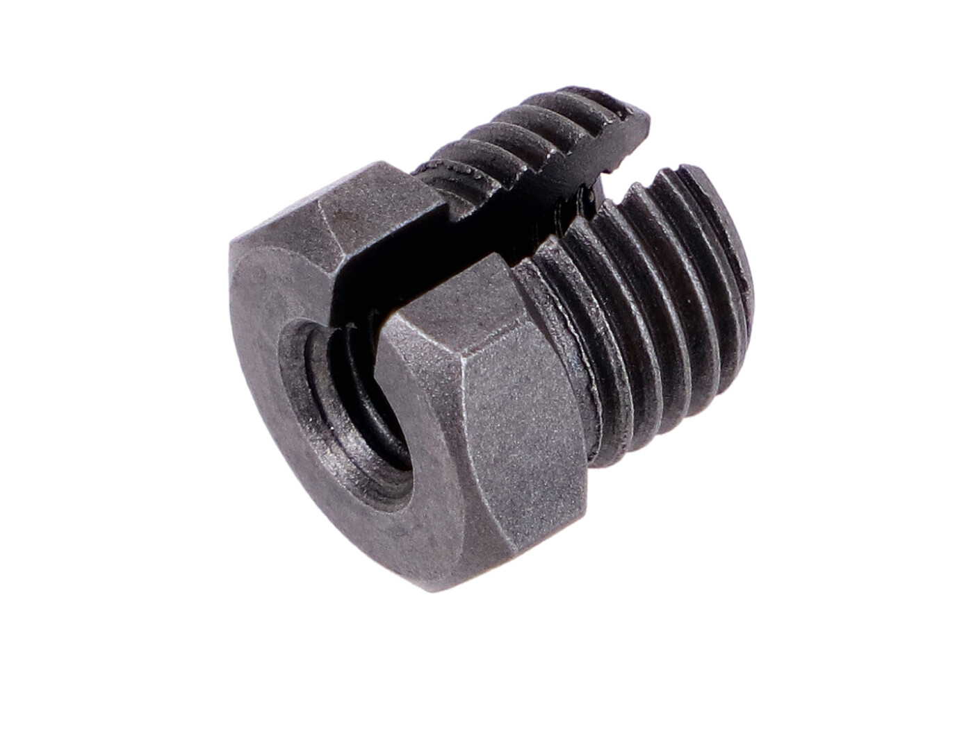 NTS Parts Šroub M10x1 mm spojkového lanka pro Sachs 50/3, 50/4, Hercules, Miele, DKW, KTM, Rixe, moped, mokick