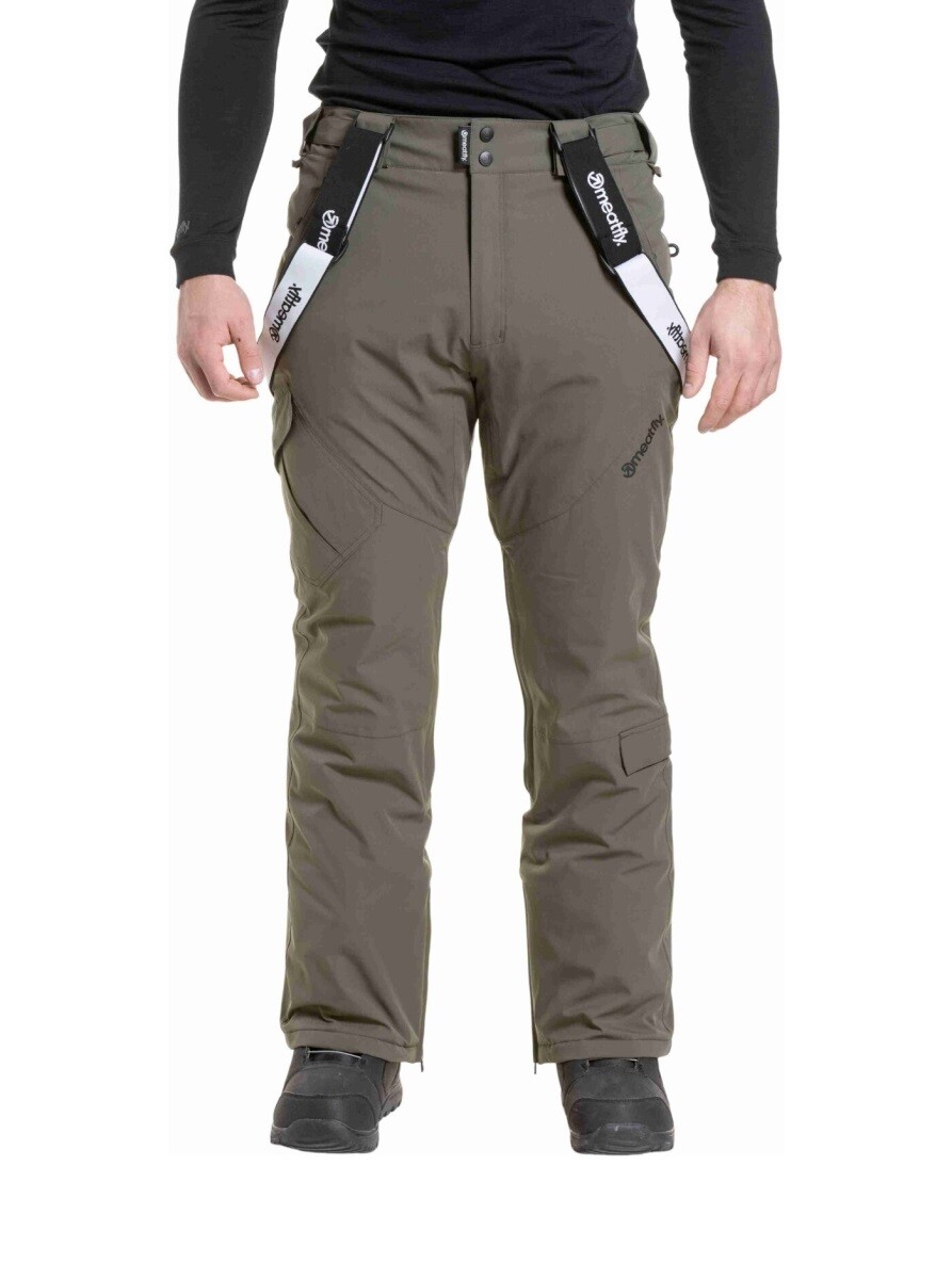 Pánské snb & ski kalhoty meatfly ghost tmavě zelená m