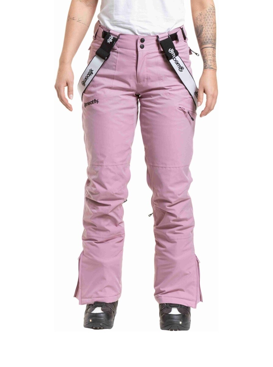 Dámské snb & ski kalhoty meatfly foxy světle růžová s