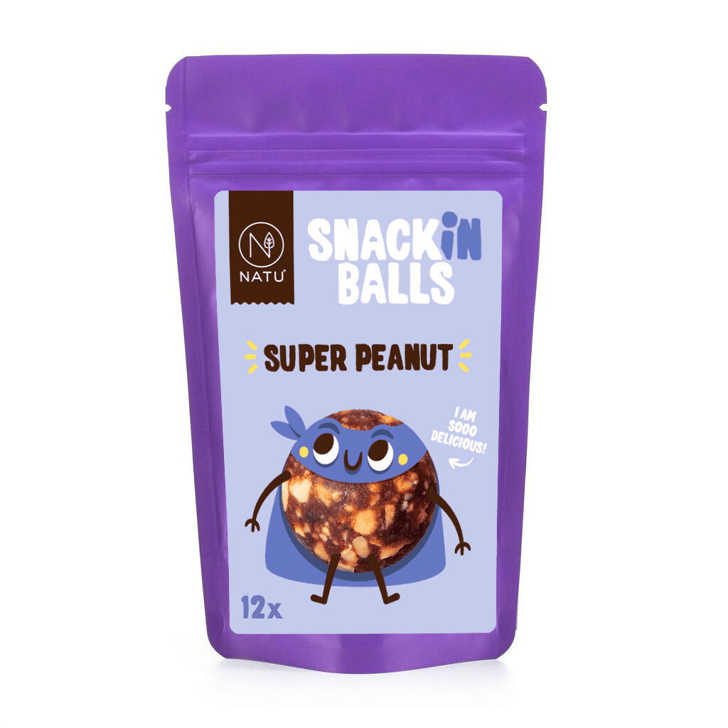 NATU SNACKin Balls Super Peanut 156g