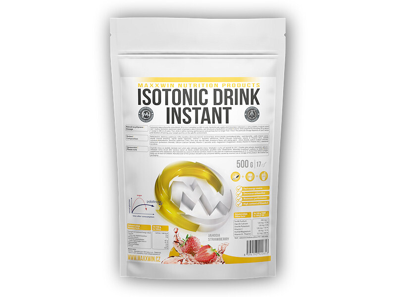 MAXXWIN Isotonic Drink Instant 500g Varianta: citron