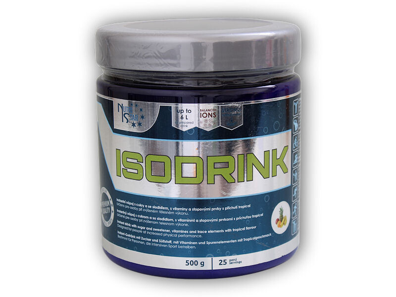 Nutristar Isodrink 500g isotonic Varianta: multivitamin