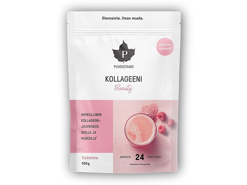 Puhdistamo Collagen Beauty 150g malina NEW