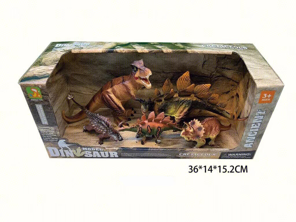 Mamido Dětská Sada Dinosaurů Prehistorický Svět 23 cm Tyrannosaurus rex