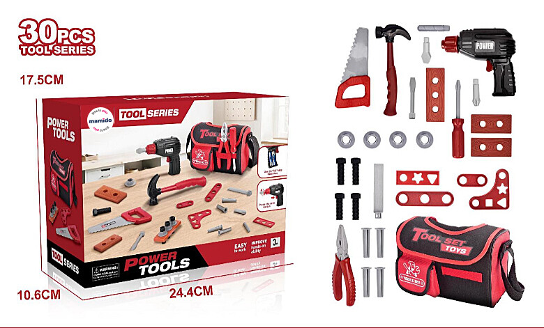 Mamido Dětský set nářadí v brašně 30 dílů MT1627