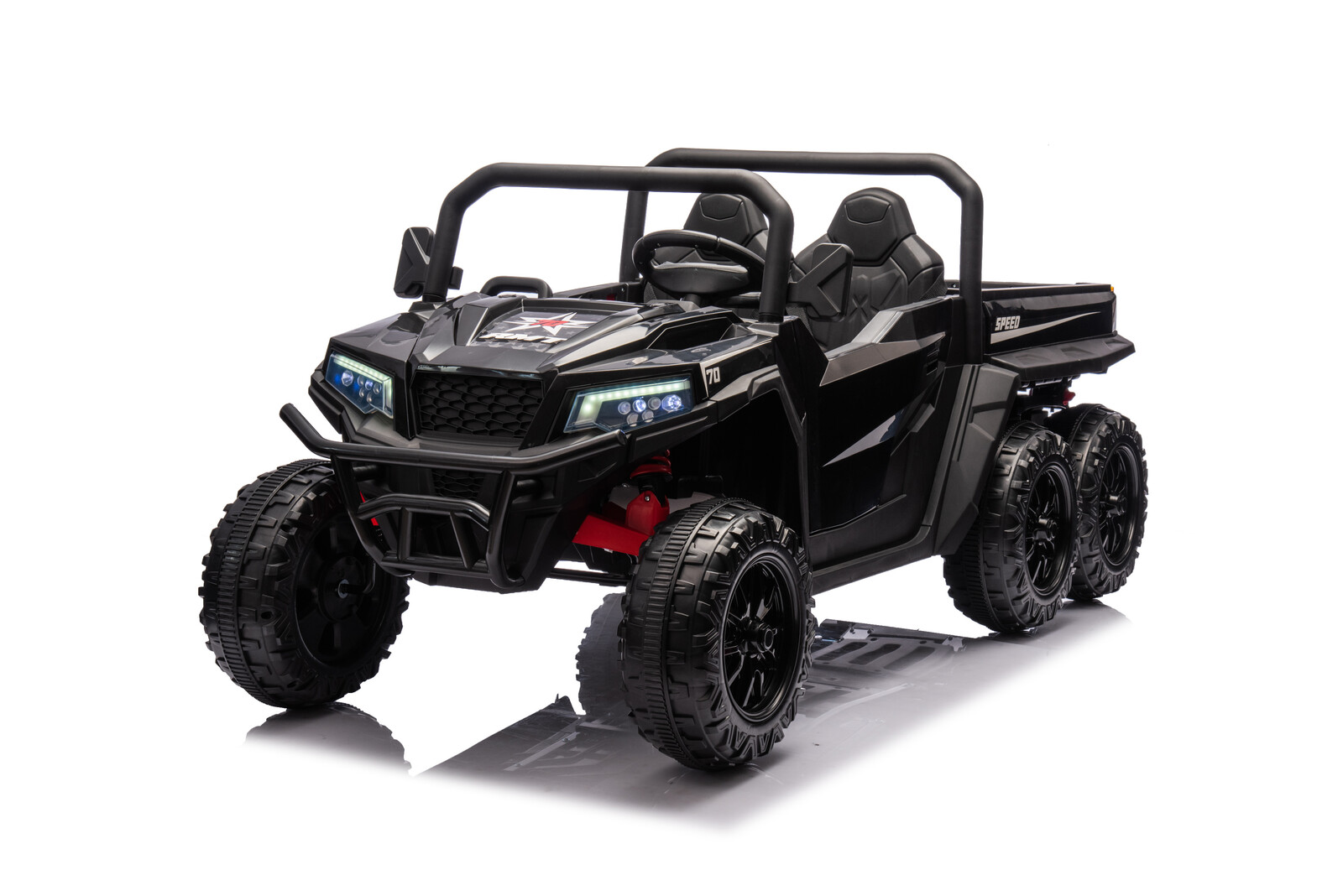 Mamido Elektrické autíčko Farmer Truck Ultra 24V14Ah 6x200W černé