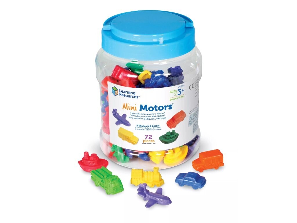 Learning Resources Learning Resources Mini dopravní prostředky, 72 ks
