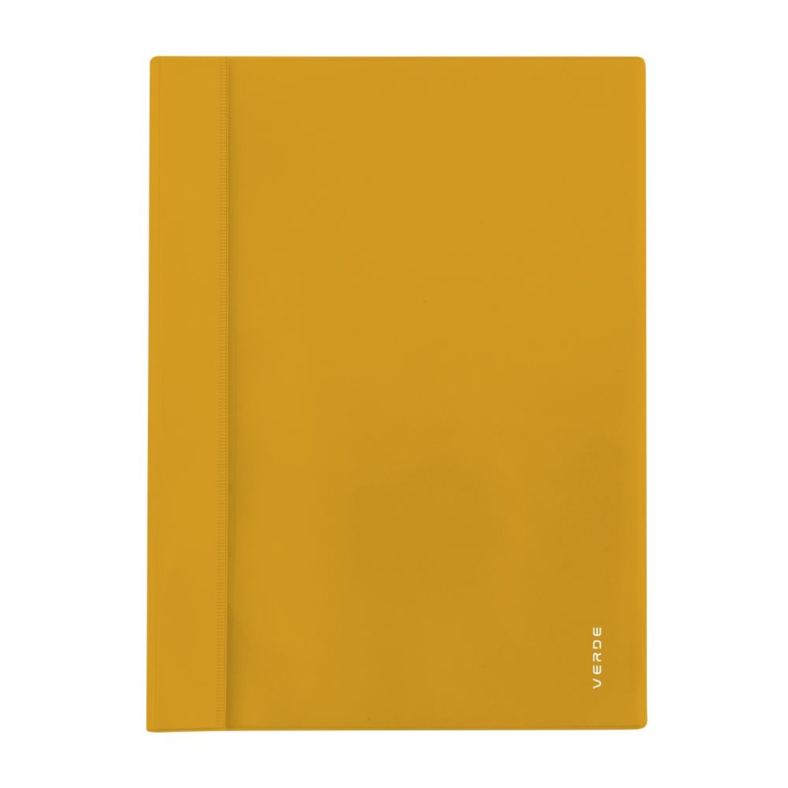 Verde Plastové rychlovazače s kapsou - A4, PVC, hořčicový, 1 ks