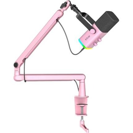 Fifine TAM8 mikrofon růžový