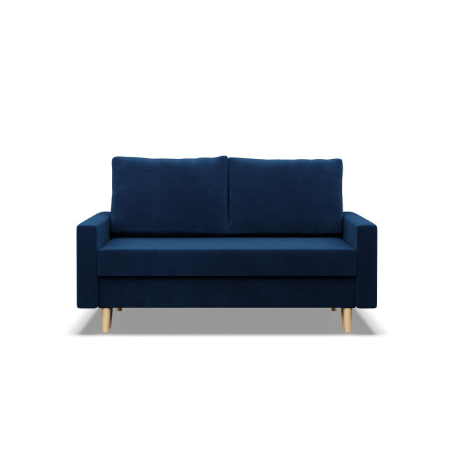 Dvoumístná pohovka BLANK Elegant rozkládací, granátová