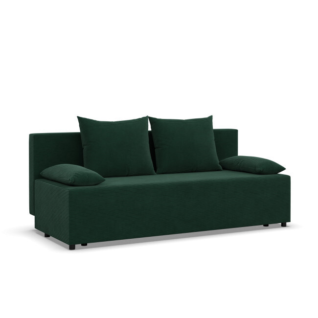 Dvoumístná pohovka FERMO Poso rozkládací, lahvově zelená