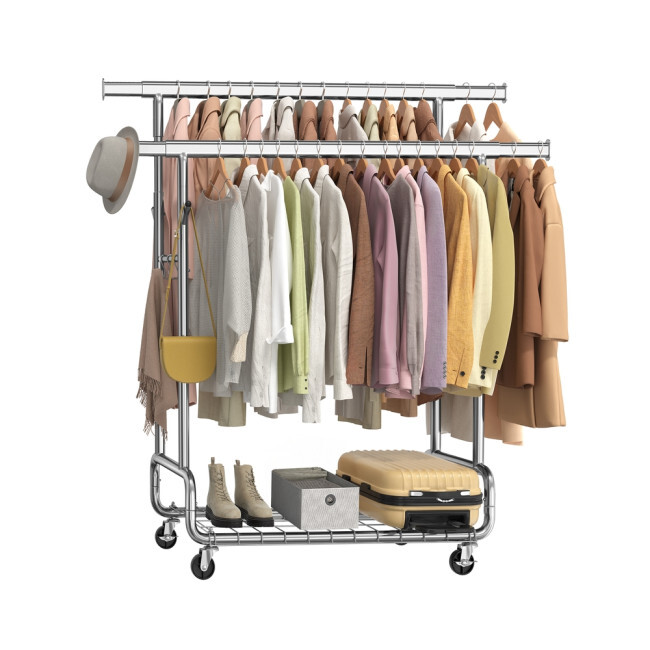 Věšákový stojan na kolečkách HSR015E01