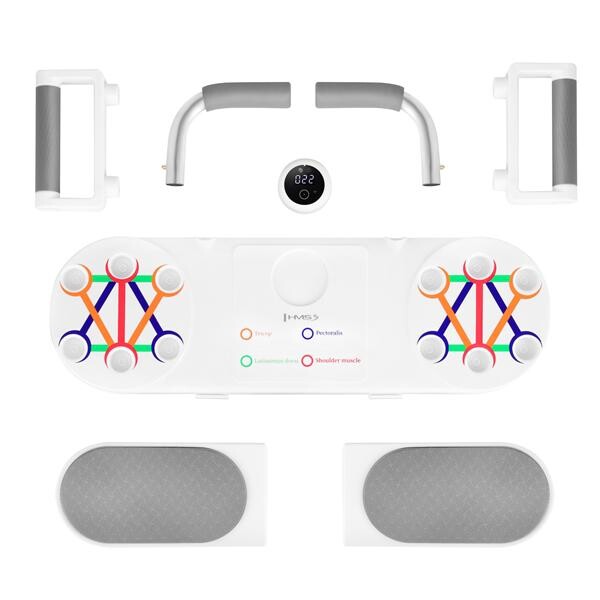 Multifunkční tréninková deska na kliky a břicho HMS DBP03