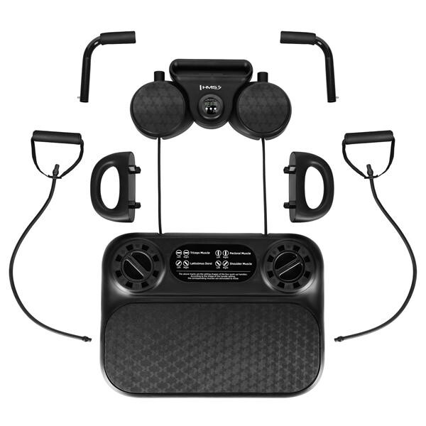 Multifunkční tréninková deska na kliky a břicho s expandéry HMS DBP01