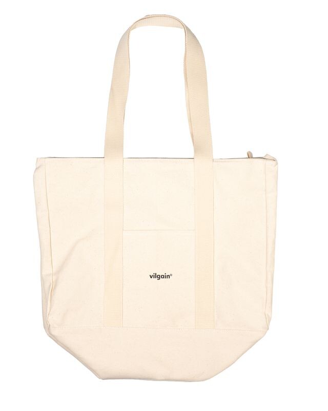 Vilgain Yoga Tote Bag – Natural White