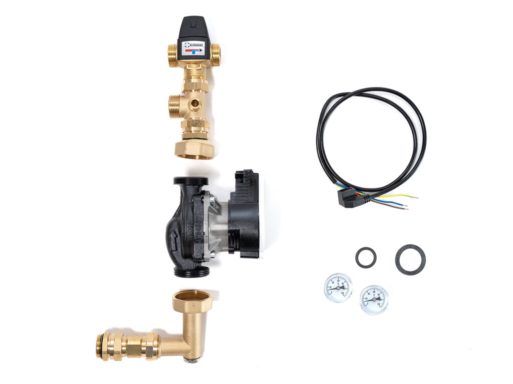 Wigell Směšovací sada WILO+ESBE Kvs 3.4. (20-50 st.) + odvzdušňování na klíč