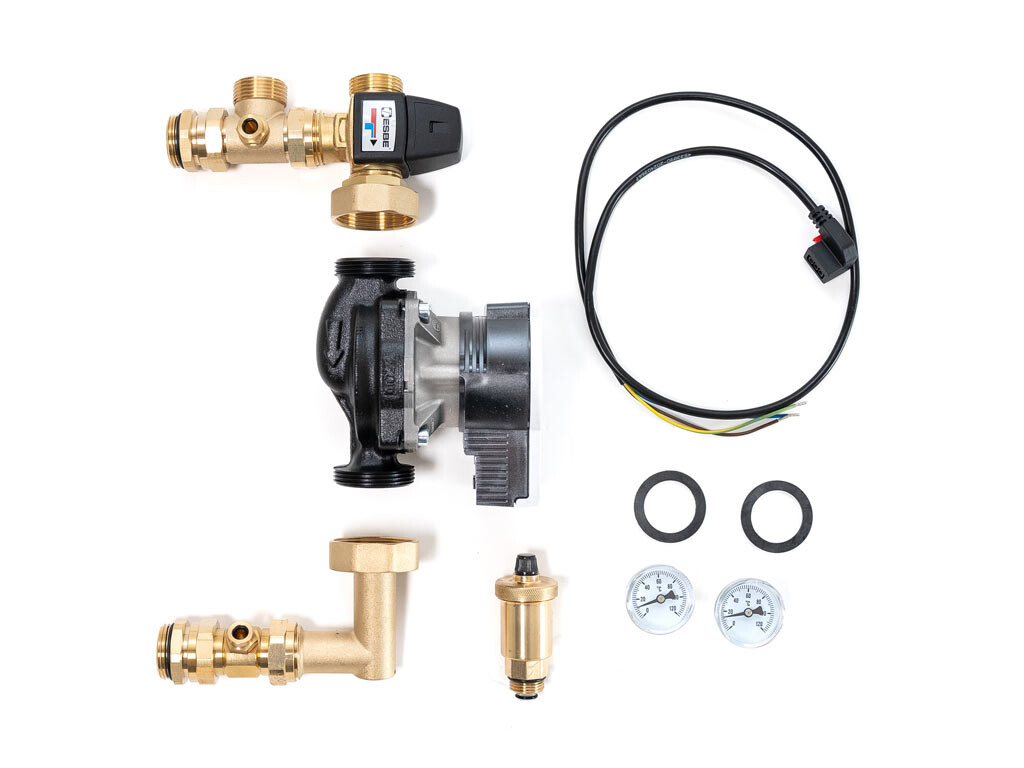 Wigell Směšovací sada WILO+ESBE Kvs 3.4. (20-50 st.) + automatické odvzdušňování