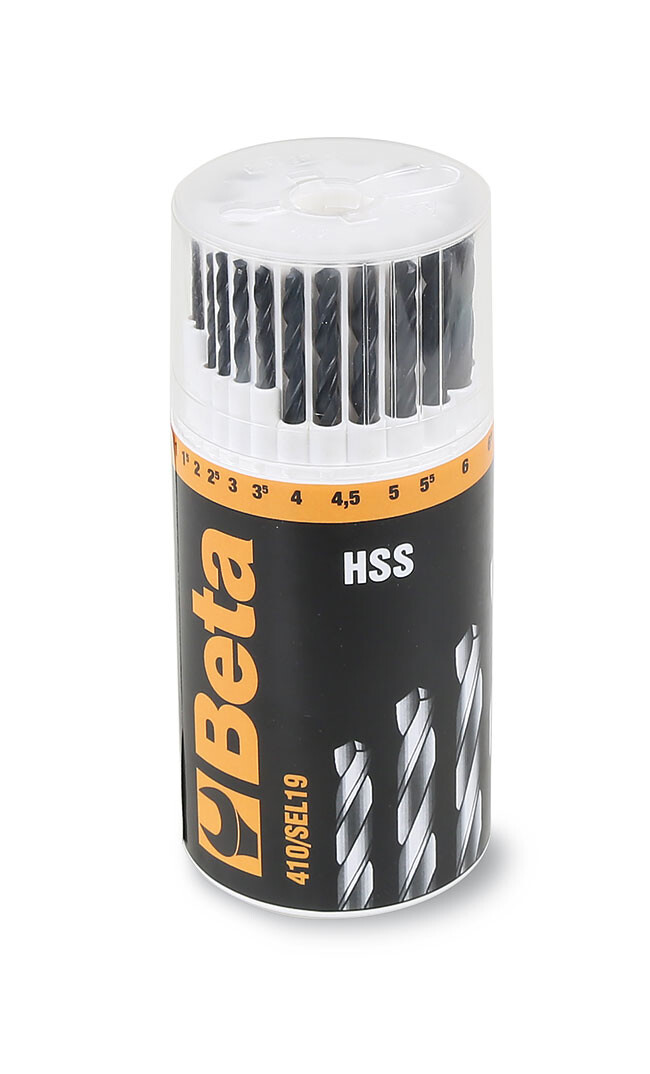 Sada spirálových vrtáků s válcovou stopkou (položka 410)