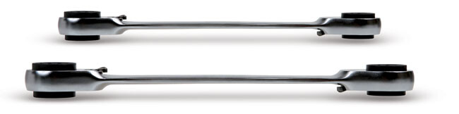 Sada 2 ks oboustranných ráčnových klíčů