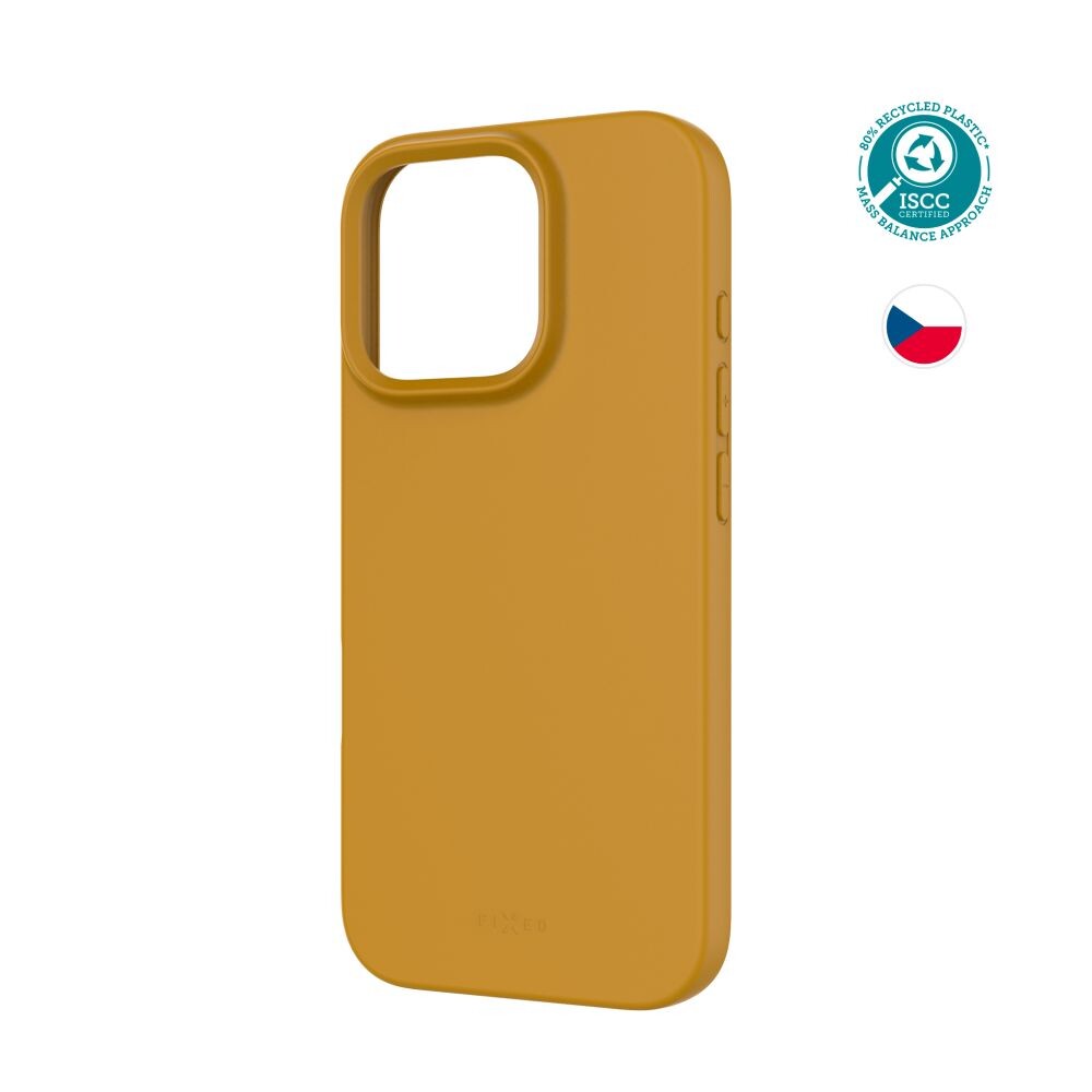 TPU gelový kryt FIXED ReStory pro Apple iPhone 16 Pro, zlatý