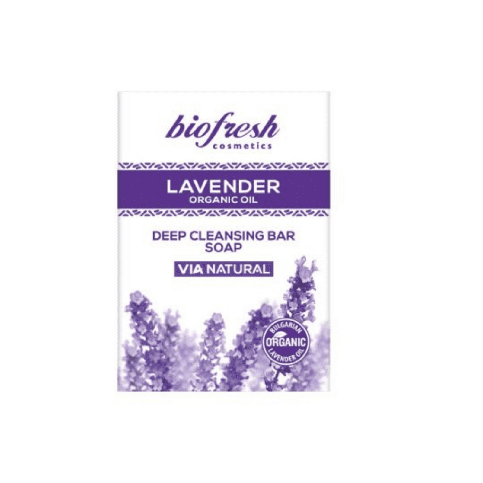 BIOFRESH Hloubkově čistící mýdlo s organickým levandulovým olejem Lavender 100 g