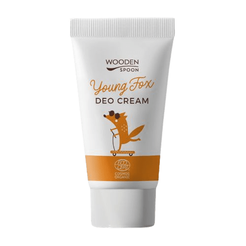 WOODENSPOON Organický krémový deodorant Young fox s inovativním aplikátorem 40 ml