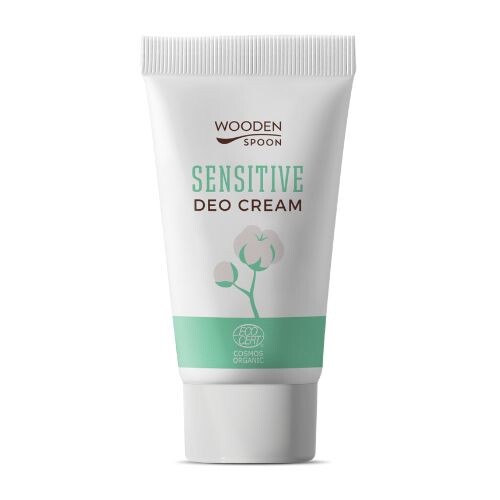 WOODENSPOON Organický krémový deodorant Sensitive s inovativním aplikátorem